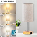 Table Lamp for Bedroom Set of 2, Bedside Small Lamps with 3 Way